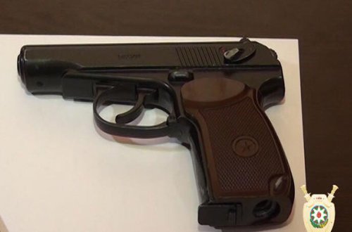 Bakıda silahlı şəxs saxlanıldı