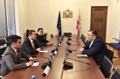 Əhməd Şahidov Gürcüstan Parlamentində görüş keçirib