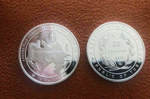 Türkiyə AXC-nin 100 illiyi şərəfinə pul nişanı hazırlayıb - Foto