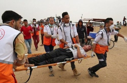 Qəzzada toqquşmalar: 109 yaralı – FOTO + VİDEO