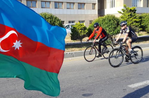 Mədət Quliyev veloyürüşdə - FOTO