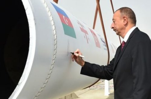 Cənub Qaz Dəhlizinə ilk qaz vurulub