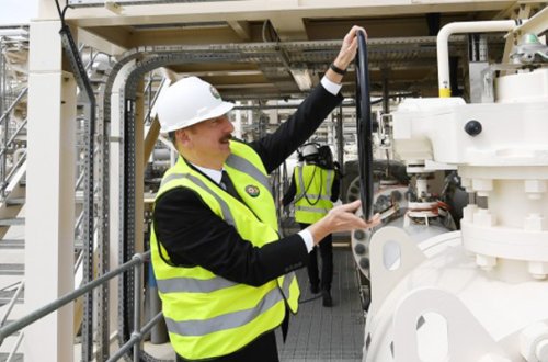 Prezident Cənub Qaz Dəhlizinin açılışını etdi - Fotolar