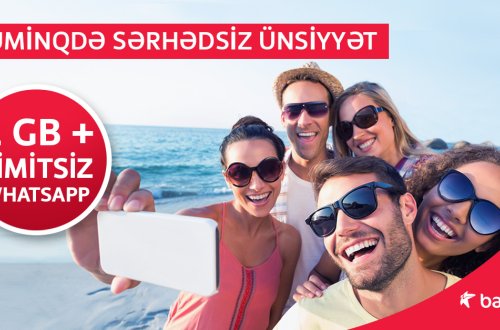 Bakcell rouminqdə WhatsApp-i pulsuz etdi