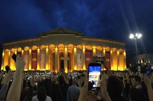 Tbilisidə kütləvi etiraz – VİDEO – YENİLƏNİB