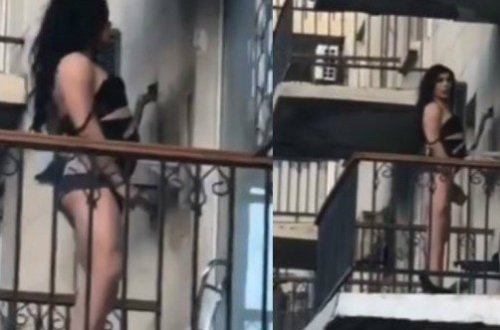 Şəhər mərkəzində BİABIRÇILIQ: Trans eyvana çıxıb... - VİDEO