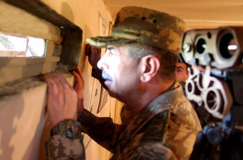 Zakir Həsənov ön cəbhədə - FOTO