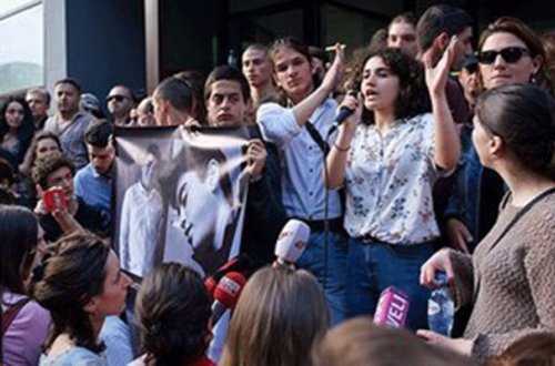 Tbilisidə aksiyalara tələbələr də qoşuldu