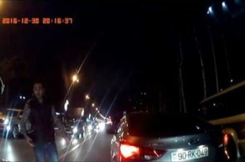 Bakıda sürücüləri şərləyən fırıldaqçı peyda olub — VİDEO