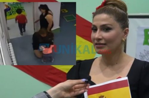 Bağçada uşaqlara işgəncə verən tərbiyyəçinin daha bir kobudluğu - VİDEO