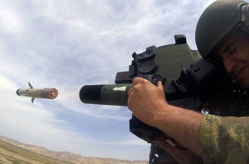 Raket bölmələri təlimdə - FOTO/VİDEO