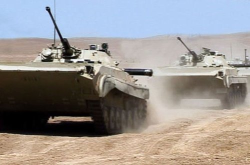 PDM ekipajları döyüş vərdişlərini təkmilləşdirir - FOTO