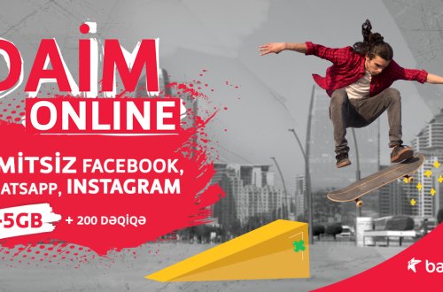 “Bakcell”dən gənclər üçün “DaimOnline” imkanı