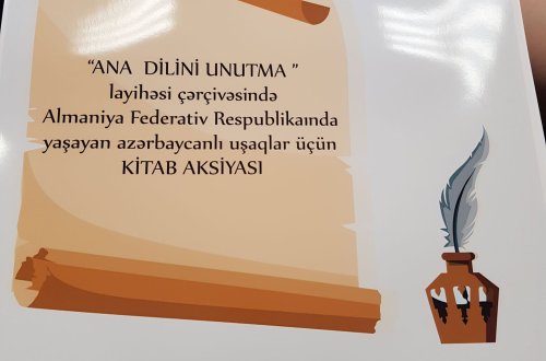 “Ana dilini unutma“ mövzuunda tədbirlərin təşkili adlı layihə həyata keçirilib