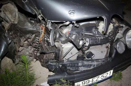 Bakı-Sumqayıt yolunda ağır qəza - FOTO