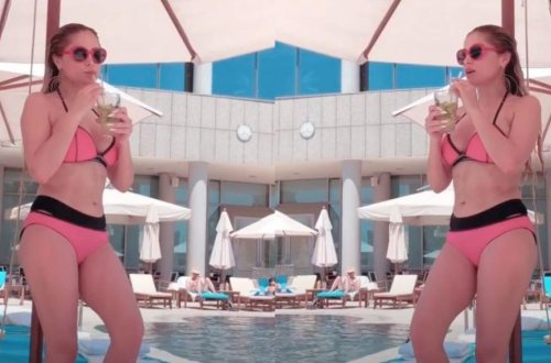 Nigar Camaldan cəsarətli paylaşım - Video