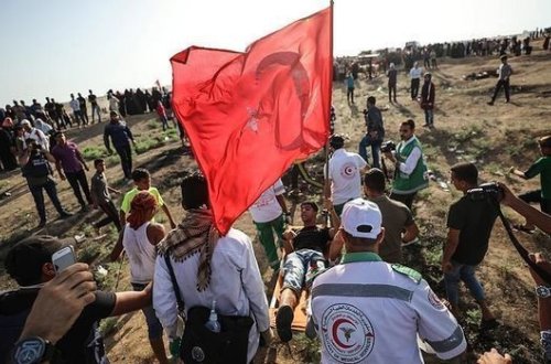 Qəzzada toqquşmalar: onlarla yaralı var – FOTO
