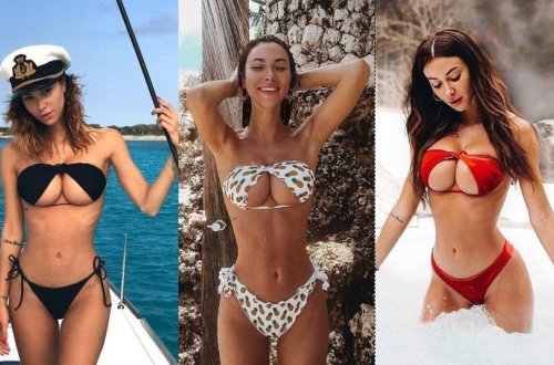 Çimərlikdə hər kəsi təəccübləndirəcək yeni trend - Bikinini tərs geyinmək