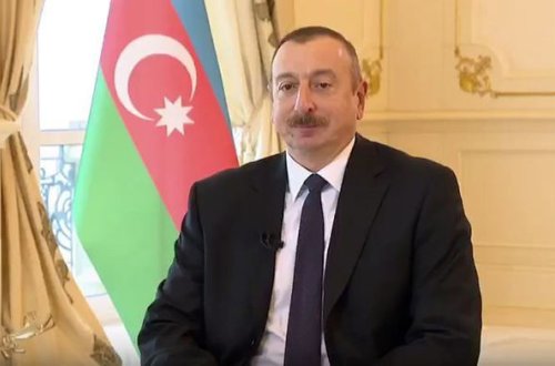 Prezident İlham Əliyev Astana haqqında sənədli filmə çəkilib - VIDEO