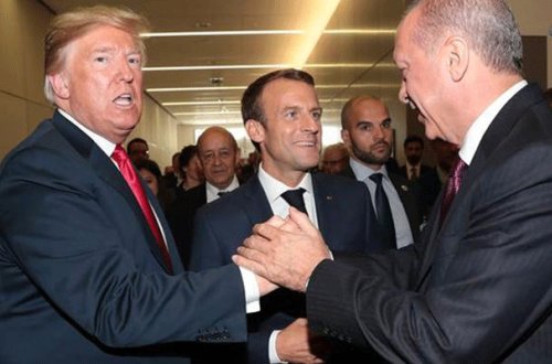 3 dünya liderinin səmimi söhbəti - Fotolar