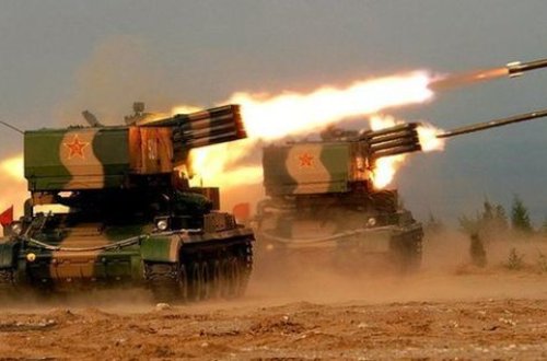 Çin atəş açan tank “Qrad”ını nümayiş etdirdi