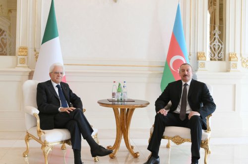 Azərbaycan və İtaliya prezidentləri görüşdü - FOTO + YENİLƏNİB