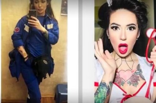 Xanım həkimin bu görüntüləri olay oldu - VİDEO