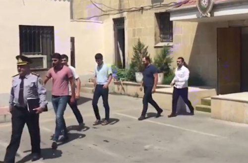 Tuneldə əylənən gənclər saxlanıldı - Video