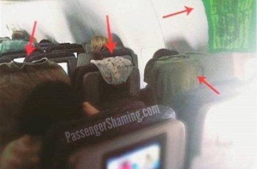 Avtobusda biabırçı görüntü: Qadın sərnişin alt paltarını... - FOTO