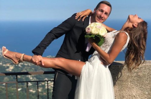 Azərbaycanlı gimnast Fransada ərə getdi - FOTO