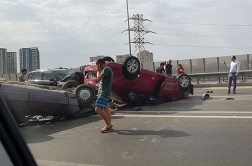 Heydər Əliyev prospektində daha bir hadisə