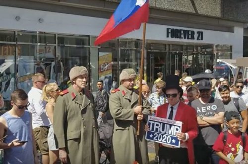 Trampın ulduzunu “rus” mühafizəçilər qoruyacaq - VİDEO