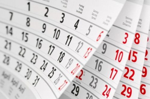 Avqustda iki gün iş olmayacaq