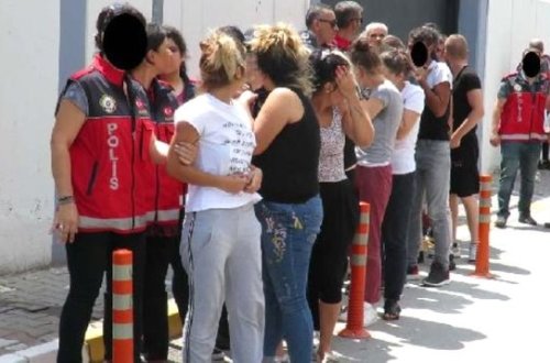 Əxlaqsızlıqla məşğul olan dəstə tutuldu