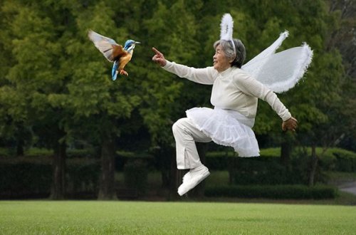 90 yaşında İnstaqram ulduzu oldu - Fotolar