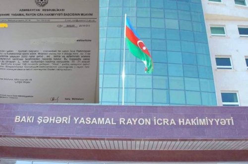 Yasamal Rayon İcra Hakimiyyəti qurbanlıq 