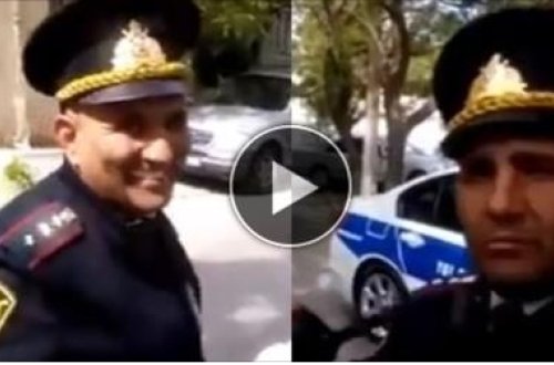 “Puldan hər kəsə pay verirəm” - Yol polisinin şok videosu