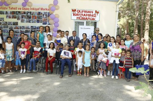 Gənclər təşkilatı Qarabağda xüsusi qayğıya ehtiyacı olan uşaqlar üçün xeyriyyə tədbiri keçirdi