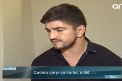 Bakıda sərxoş kişi qadına hücum etdi: Blokda gördüm, dalınca düşdüm - VİDEO