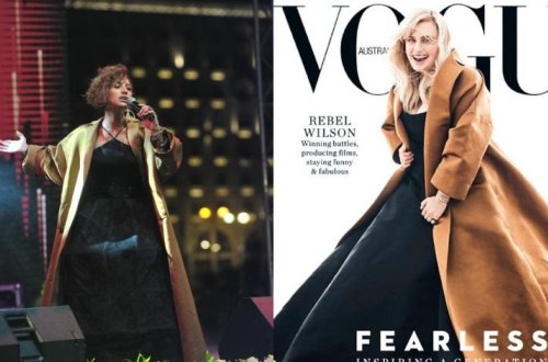 Röya dünya şöhrətli ulduzla eyni geyimdə - Fotolar