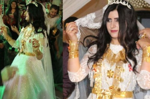 Gəlinə üç kiloqram qızıl hədiyyə etdilər - FOTO