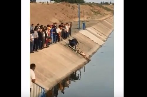 Azərbaycanda daha bir faciə: 26 yaşlı gənc kanalda batdı, anası fəryad edir - VİDEO