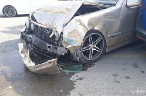 Tovuzda zəncirvari qəza olub, yaralılar var