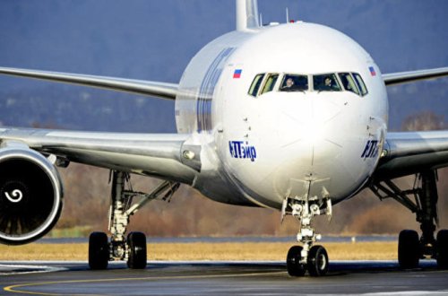 Rusiyada sərnişin təyyarəsi yandı - VİDEO