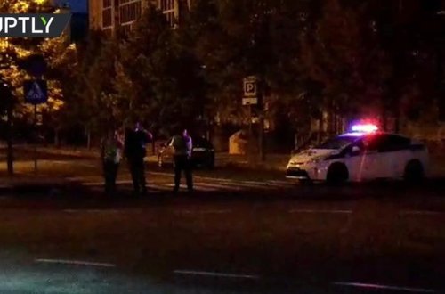 Zaxarçenkonun öldürüldüyü məkandan İLK GÖRÜNTÜLƏR - VİDEO