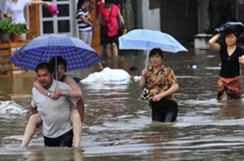 Çində güclü daşqın - 5 ölü, 16 itkin