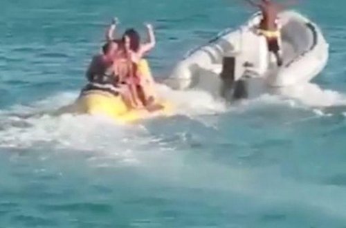 58 yaşlı qadının dənizdə boğulma anı kameraya düşdü - VİDEO - FOTO