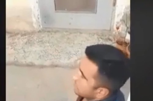 Bakıda məsciddən oğurluq edən şəxsi dirəyə bağladılar - O isə 