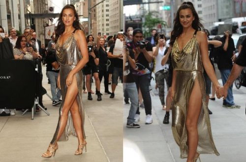 Alt paltarı geyinməyən İrina biabır olmamaq üçün, baxın, neylədi - Fotolar