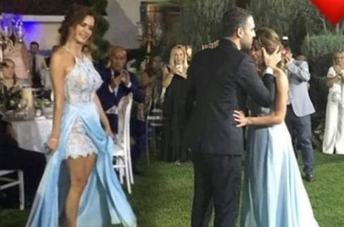 Aktrisanın nişanından FOTOLAR